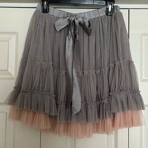 Tulle Tiered Skirt